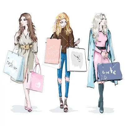 وکتور دختر فشن وکتور دختر فشن