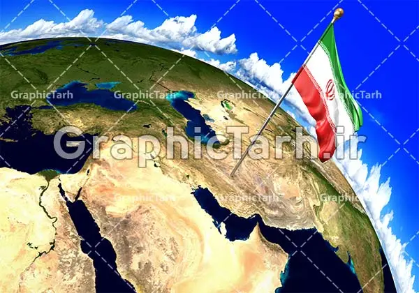 استوک نقشه ایران و پرچم ایران با کیفیت استوک نقشه ایران و پرچم ایران با کیفیت