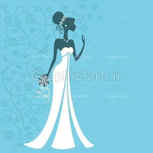 وکتور زیبای عروس و داماد وکتور زیبای عروس و داماد