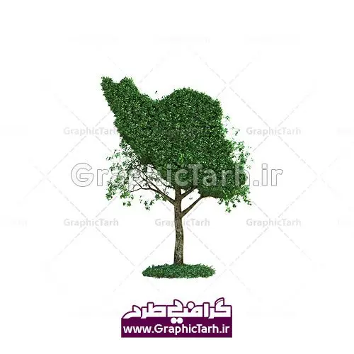 نقشه ایران به صورت درخت png نقشه ایران به صورت درخت png