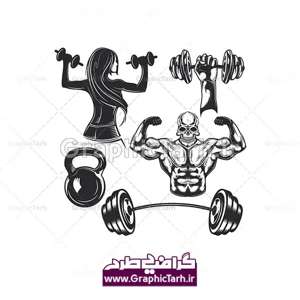 فایل وکتور لوگو بدنسازی لایه باز و طرح آیکن پرورش اندام GYM فایل وکتور لوگو بدنسازی لایه باز و طرح آیکن پرورش اندام GYM