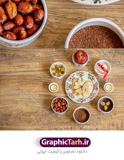 طرح تصویر با کیفیت سفره هفت سین طرح تصویر با کیفیت سفره هفت سین | طرح تصویر با کیفیت سفره هفت سین عید نوروز دانلود عکس سفره هفت سین عید نوروز با کیفیت عالی عکس سفره هفت سین عید برای شما که به دنبال تصاویر باکیفیت در طراحی خود می باشید ارائه شده است. تصاویر سفره هفت سین دارای کیفیت بسیار بالا ، با فرمت jpg تمام المان های موجود در این طرح تصویر با کیفیت می باشد. طرح تصویر با کیفیت سفره هفت سین طرح تصویر 7 سین عید باستانی نوروز شامل تصاویر با کیفیت: سبزه ، تنگ ماهی ، قرآن ، سیب ، سنبل ، سیر ، تخم مرغ رنگی ، سکه ، سنجد از طرح تصویر باکیفیت هفت سین می توان برای طرح نوروز ، بنر تبریک سال نو و ... استفاده نمود. دانلود عکس سفره هفت سین عید نوروز , طرح لایه باز هفت سین نوروز , وکتور هفت سین گرافیکی عید باستانی نوروز و هفت سین : نوروز یکی از کهنترین جشنهای به جا مانده از دوران باستان است که اکنون در مناطق مختلف ایران و کشورهای فارسی زبان آغاز فصل بهار را جشن می گیرند. ابوریحان بیرونی در این باره می گوید : نوروز نخستین روز است از فروردین ماه و از این جهت روزِ نو نام کردند که پیشانی سال نو است. ایرانیان باستان عقیده داشتند، با آمدن نوروز، فروهرها (ریشه کلمه فروردین) یا رواح درگذشتگان به دنیا باز می گردند و اگر خانه را تمیز و بستگان را شاد ببینند خوشحال شده و برای بازماندگان خود دعا میفرستند. دانلود عکس سفره هفت سین عید نوروز با کیفیت بالا : در نوروز ایرانیان سفره هفتسین می آرایند. هفت سین از مشهورترین مراسم نوروز است. هفت سین گرد آوردن هفت چیز است که نام آنها با حرف «س» آغاز گردد. معمولاً بین اشیاء ذیل: سیب، سنجد، سماق، سیر، سرکه، سبزه ، سمنو، سکه و ... هفت چیز برای هفت سین انتخاب میشود. در سفره هفتسین بهصورت سنتی آینه، کتاب قرآن، شاهنامه یا دیوان حافظ، تنگ آب بههمراه ماهی قرمز یا انار قرار میگیرد. عضو اصلی سفره سبزه است که در کنار شش سین دیگر، هفتسین را تشکیل میدهد. آبجکت لایه باز سفره هفت سین , هفت سین لایه باز, تایپوگرافی لایه باز سال نو مبارک دانلود طرح لایه باز سفره 7سین نوروز و خوشنویسی عید شما مبارک تایپوگرافی لایه باز نوروز مبارک ,طرح psd سال نو, طرح psd سال نو مبارک, طرح psd یا مقلب القلوب,طرح آماده بنر طرح آماده بنر عید, طرح آماده بنر نوروز, طرح وکتور سفره هفت سین عید نوروز طرح بنر لایه باز عید نوروز, طرح خوشنویسی, طرح خوشنویسی یا مقلب القلوب, طرح لایه بازعید نوروز, طرحpsd فایل لایه باز یا مقلب القلوب, گرافیک طرح,خوشنویسی لایه باز نوروز مبارک, نقاشی خط یا مقلب القلوب رایگان نمونه طرح 7 سین | دانلود عکس سفره هفت سین عید نوروز با کیفیت بالا