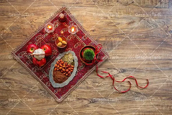 طرح تصویر هفت سین طرح تصویر هفت سین | طرح تصویر با کیفیت سفره هفت سین عید نوروز دانلود طرح تصویر سفره هفت سین عید نوروز و عکس سبزه با کیفیت عالی عکس سفره هفت سین عید برای شما که به دنبال تصاویر باکیفیت در طراحی خود می باشید ارائه شده است. تصاویر سفره هفت سین دارای کیفیت بسیار بالا ، با فرمت jpg تمام المان های موجود در این طرح تصویر با کیفیت می باشد. طرح تصویر با کیفیت سفره هفت سین طرح تصویر 7 سین عید باستانی نوروز شامل تصاویر با کیفیت: سبزه ، تنگ ماهی ، قرآن ، سیب ، سنبل ، سیر ، تخم مرغ رنگی ، سکه ، سنجد از طرح تصویر باکیفیت هفت سین می توان برای طرح نوروز ، بنر تبریک سال نو و ... استفاده نمود. دانلود عکس سفره هفت سین عید نوروز , طرح لایه باز هفت سین نوروز , وکتور هفت سین گرافیکی عید باستانی نوروز و هفت سین : نوروز یکی از کهنترین جشنهای به جا مانده از دوران باستان است که اکنون در مناطق مختلف ایران و کشورهای فارسی زبان آغاز فصل بهار را جشن می گیرند. ابوریحان بیرونی در این باره می گوید : نوروز نخستین روز است از فروردین ماه و از این جهت روزِ نو نام کردند که پیشانی سال نو است. ایرانیان باستان عقیده داشتند، با آمدن نوروز، فروهرها (ریشه کلمه فروردین) یا رواح درگذشتگان به دنیا باز می گردند و اگر خانه را تمیز و بستگان را شاد ببینند خوشحال شده و برای بازماندگان خود دعا میفرستند. دانلود عکس سفره هفت سین عید نوروز با کیفیت بالا : در نوروز ایرانیان سفره هفتسین می آرایند. هفت سین از مشهورترین مراسم نوروز است. هفت سین گرد آوردن هفت چیز است که نام آنها با حرف «س» آغاز گردد. معمولاً بین اشیاء ذیل: سیب، سنجد، سماق، سیر، سرکه، سبزه ، سمنو، سکه و ... هفت چیز برای هفت سین انتخاب میشود. در سفره هفتسین بهصورت سنتی آینه، کتاب قرآن، شاهنامه یا دیوان حافظ، تنگ آب بههمراه ماهی قرمز یا انار قرار میگیرد. عضو اصلی سفره سبزه است که در کنار شش سین دیگر، هفتسین را تشکیل میدهد. آبجکت لایه باز سفره هفت سین , هفت سین لایه باز, تایپوگرافی لایه باز سال نو مبارک دانلود طرح لایه باز سفره 7سین نوروز و خوشنویسی عید شما مبارک , وکتور سفره هفت سین تایپوگرافی لایه باز نوروز مبارک ,طرح psd سال نو, طرح psd سال نو مبارک, طرح psd یا مقلب القلوب,طرح آماده بنر طرح آماده بنر عید, طرح آماده بنر نوروز, طرح وکتور سفره هفت سین عید نوروز طرح بنر لایه باز عید نوروز, طرح خوشنویسی, طرح خوشنویسی یا مقلب القلوب, طرح لایه بازعید نوروز, طرحpsd فایل لایه باز یا مقلب القلوب, گرافیک طرح,خوشنویسی لایه باز نوروز مبارک, نقاشی خط یا مقلب القلوب رایگان نمونه طرح 7 سین | دانلود عکس سفره هفت سین عید نوروز با کیفیت بالا