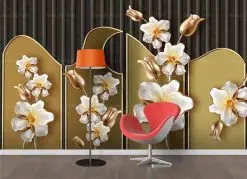 کاغذ دیواری گل های طلایی فانتزی | نمونه طرح کاغذ دیواری گل های طلایی فانتزی دانلود طرح پوستر کاغذ دیواری لاکچری گل های طلایی فانتزی طرح نفیس کاغذ دیواری با تصویر با کیفیت گل رویایی ، پروانه سه بعدی و ... شامل تصاویر گل و پروانه در زمینه روشن با کیفیت و به صورت برجسته فایل کاغذ دیواری گل رز مناسب برای دیزاین منزل ، طراحی دکوراسیون داخلی ، اتاق خواب و ... همچنین فایل لایه باز سه بعدی پوستر دیواری بصورت افقی و برای نصب بر روی دیوار و... طراحی شده است. دانلود طرح پوستر کاغذ دیواری نقاشی گل های بهاری طرح پترن کاغذ دیواری لایه باز و قابل ویرایش با فرمت PSD در نرم افزار فتوشاپ است. پوستر کاغذ دیواری دارای کیفیت بسیار در اختیار شما عزیزان قرار میگیرد. بک گراند فانتزی کاغذ روی دیوار JPG در ابعاد لارج ، با رزولوشن 300 و طراحی بسیار زیبا از سایت گرافیک طرح قابل دانلود می باشد. همچنین می توان با تغییر سایز طرح کاغذ دیواری را به عنوان پوستر نیز چاپ کرد. گرافیک طرح مرجع تخصصی طرح های لایه باز با کیفیت طرح پوستر کاغذ دیواری , فایل لایه باز کاغذ دیواری ,طرح psd پترن فانتزی کاغذ دیواری برجسته شما می توانید با خرید اشتراک نمونه طرح کاغذ دیواری را بصورت رایگان دانلود کنید. جهت اطلاع از جدیدترین طرح های سایت ، در کانال تلگرام عضو شوید. نمونه کاغذ دیواری لوکس برجسته ، پوستر 3d نفیس طلایی و گل نگینی,موکاپ کاغذ دیواری,فایل لایه باز پوستر دیواری,دانلود رایگان طرح کاغذ دیواری 3D , فایل psd کاغذ دیواری,پوستر دیواری,کاغذ دیواری سه بعدی,کاغذ دیواری طرح گل,کاغذ دیواری لایه باز , طرح psd استکیر دیواری,طرح استیکر دیواری,طرح پترن گل طلایی,طرح لایه باز کاغذ دیواری 3D , طرح لایه باز کاغذ دیواری , طرح لایه باز کاغذ دیواری,طرح لایه باز کاغذ دیواری گل,طرح کاغذ دیواری psd برای فتوشاپ 3d - پترن کاغذ دیواری , کاغذ دیواری لوکس برجسته,کاغذ دیواری طبیعت