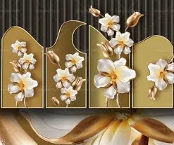 کاغذ دیواری گل های طلایی فانتزی | نمونه طرح کاغذ دیواری گل های طلایی فانتزی دانلود طرح پوستر کاغذ دیواری لاکچری گل های طلایی فانتزی طرح نفیس کاغذ دیواری با تصویر با کیفیت گل رویایی ، پروانه سه بعدی و ... شامل تصاویر گل و پروانه در زمینه روشن با کیفیت و به صورت برجسته فایل کاغذ دیواری گل رز مناسب برای دیزاین منزل ، طراحی دکوراسیون داخلی ، اتاق خواب و ... همچنین فایل لایه باز سه بعدی پوستر دیواری بصورت افقی و برای نصب بر روی دیوار و... طراحی شده است. دانلود طرح پوستر کاغذ دیواری نقاشی گل های بهاری طرح پترن کاغذ دیواری لایه باز و قابل ویرایش با فرمت PSD در نرم افزار فتوشاپ است. پوستر کاغذ دیواری دارای کیفیت بسیار در اختیار شما عزیزان قرار میگیرد. بک گراند فانتزی کاغذ روی دیوار JPG در ابعاد لارج ، با رزولوشن 300 و طراحی بسیار زیبا از سایت گرافیک طرح قابل دانلود می باشد. همچنین می توان با تغییر سایز طرح کاغذ دیواری را به عنوان پوستر نیز چاپ کرد. گرافیک طرح مرجع تخصصی طرح های لایه باز با کیفیت طرح پوستر کاغذ دیواری , فایل لایه باز کاغذ دیواری ,طرح psd پترن فانتزی کاغذ دیواری برجسته شما می توانید با خرید اشتراک نمونه طرح کاغذ دیواری را بصورت رایگان دانلود کنید. جهت اطلاع از جدیدترین طرح های سایت ، در کانال تلگرام عضو شوید. نمونه کاغذ دیواری لوکس برجسته ، پوستر 3d نفیس طلایی و گل نگینی,موکاپ کاغذ دیواری,فایل لایه باز پوستر دیواری,دانلود رایگان طرح کاغذ دیواری 3D , فایل psd کاغذ دیواری,پوستر دیواری,کاغذ دیواری سه بعدی,کاغذ دیواری طرح گل,کاغذ دیواری لایه باز , طرح psd استکیر دیواری,طرح استیکر دیواری,طرح پترن گل طلایی,طرح لایه باز کاغذ دیواری 3D , طرح لایه باز کاغذ دیواری , طرح لایه باز کاغذ دیواری,طرح لایه باز کاغذ دیواری گل,طرح کاغذ دیواری psd برای فتوشاپ 3d - پترن کاغذ دیواری , کاغذ دیواری لوکس برجسته,کاغذ دیواری طبیعت