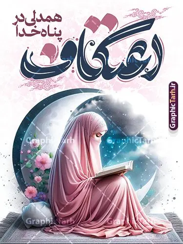 پوستر اعتکاف با تصویر دختر معتکف در حال خواندن قرآن پوستر اعتکاف با تصویر دختر معتکف در حال خواندن قرآن | پوستر اعتکاف با تصویر دختر معتکف در حال خواندن قرآن