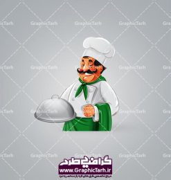 عکس دوربری سر آشپز png