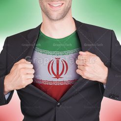 پرچم ایران شاتر استوک