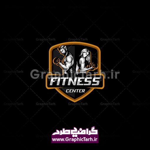 وکتور لوگو بدنسازی لایه باز و طرح آیکن پرورش اندام فیتنس GYM