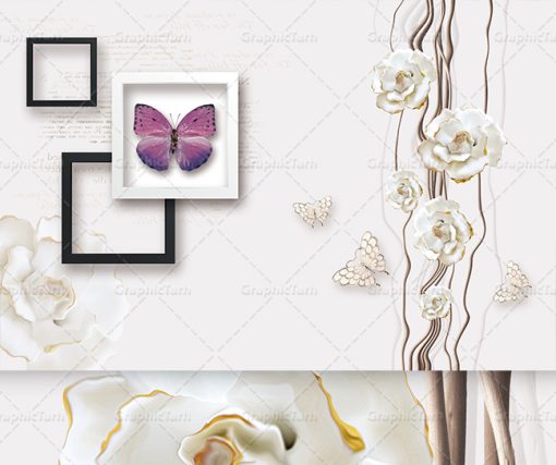 طرح کاغذ دیواری گل و قاب پروانه | نمونه طرح کاغذ دیواری سه بعدی گل سفید و قاب پروانه دانلود طرح پوستر کاغذ دیواری سه بعدی دکور گل و قاب پروانه روی دیوار طرح نفیس کاغذ دیواری با تصویر با کیفیت گل رویایی ، پروانه سه بعدی و ... شامل تصاویر گل و پروانه در زمینه روشن با کیفیت و به صورت برجسته فایل کاغذ دیواری گل رز مناسب برای دیزاین منزل ، طراحی دکوراسیون داخلی ، اتاق خواب و ... همچنین فایل لایه باز سه بعدی پوستر دیواری بصورت افقی و برای نصب بر روی دیوار و... طراحی شده است. دانلود طرح کاغذ دیواری سه بعدی دکور گل و قاب پروانه روی دیوار طرح پترن کاغذ دیواری لایه باز و قابل ویرایش با فرمت PSD در نرم افزار فتوشاپ است. پوستر کاغذ دیواری دارای کیفیت بسیار در اختیار شما عزیزان قرار میگیرد. بک گراند فانتزی کاغذ روی دیوار JPG در ابعاد لارج ، با رزولوشن 300 و طراحی بسیار زیبا از سایت گرافیک طرح قابل دانلود می باشد. همچنین می توان با تغییر سایز طرح کاغذ دیواری را به عنوان پوستر نیز چاپ کرد.  گرافیک طرح مرجع تخصصی طرح های لایه باز با کیفیت  طرح پوستر کاغذ دیواری , فایل لایه باز کاغذ دیواری ,طرح psd پترن فانتزی کاغذ دیواری برجسته شما می توانید با خرید اشتراک نمونه طرح کاغذ دیواری را بصورت رایگان دانلود کنید. جهت اطلاع از جدیدترین طرح های سایت ، در کانال تلگرام عضو شوید. نمونه کاغذ دیواری لوکس برجسته ، پوستر 3d نفیس طلایی و گل نگینی,موکاپ کاغذ دیواری,فایل لایه باز پوستر دیواری,دانلود رایگان طرح کاغذ دیواری 3D , فایل psd کاغذ دیواری,پوستر دیواری,کاغذ دیواری سه بعدی,کاغذ دیواری طرح گل,کاغذ دیواری لایه باز , طرح psd استکیر دیواری,طرح استیکر دیواری,طرح پترن گل طلایی,طرح لایه باز کاغذ دیواری 3D , طرح لایه باز کاغذ دیواری , طرح لایه باز کاغذ دیواری,طرح لایه باز کاغذ دیواری گل,طرح کاغذ دیواری psd برای فتوشاپ 3d - پترن کاغذ دیواری , کاغذ دیواری لوکس برجسته,کاغذ دیواری طبیعت گل های سفید