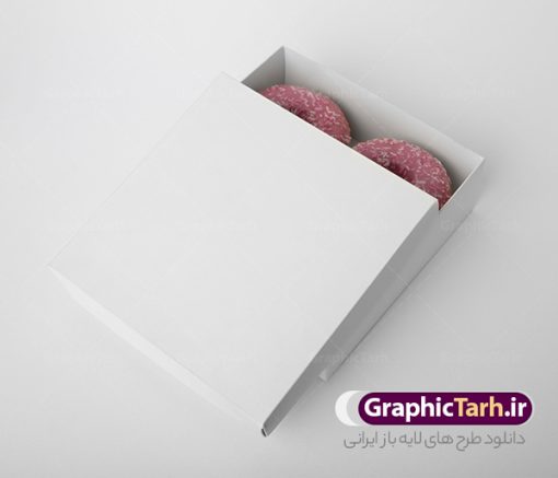 موکاپ جعبه شیرینی | موکاپ جعبه شیرینی  و کیک دانلود طرح لایه باز موکاپ بسته بندی جعبه شیرینی ، دونات و کیک موکاپ (MockUp) به پیش‌نمایش گرافیکی و سه‌ بعدی طرح‌ برای جلوه بصری زیباتر و گیرایی هرچه بیشتر گفته می‌شود. با استفاده از این موکاپ میتوانید طرح های پوستر ، تراکت و تقویم خود را با نمای زیبا و بصورت طرح طبیعی قبل از چاپ به مشتری ارائه دهید؛ این طرح موکاپ مناسب طراحان عزیز، کانون های آگهی و تبلیغات، مدیران کانالها و… که جهت پیش نمایش طرح خود می باشد. شما می توانید با خرید اشتراک نمونه طرح موکاپ دستمال کاغذی را بصورت رایگان و لایه باز دانلود کنید. آموزش استفاده از موکاپ‌ جعبه شیرینی : 1) فایل psd موجود را با برنامه فتوشاپ نسخه‌های CS6 به بالا باز کنید. 2) بر روی لایه مشخص و اصلی موکاپ (لایه ای با نام : طرح شما ) دابل کلیک کنید تا وارد صفحه جدید شوید. 3) در صفحه جدید عکس طراحی شده خود را وارد کرده و سپس صفحه را ذخیره کرده (Ctrl+S) و آنرا ببندید. 4) پس از اینکار به صورت خودکار طرح شما به صورت سه‌بعدی بر روی موکاپ مونتاژ خواهد شد. 5) حالا می‌توانید نتیجه را به صورت یک فایل خروجی ذخیره نموده و از آن استفاده نمائید.  گرافیک طرح مرجع تخصصی طرح های لایه باز با کیفیت و ایرانی دانلود طرح موکاپ بسته بندی شیرینی , موکاپ بسته بندی مواد غذایی , موکاپ جعبه کیک و دونات , گرافیک طرح سایت دانلود طرح های لایه باز