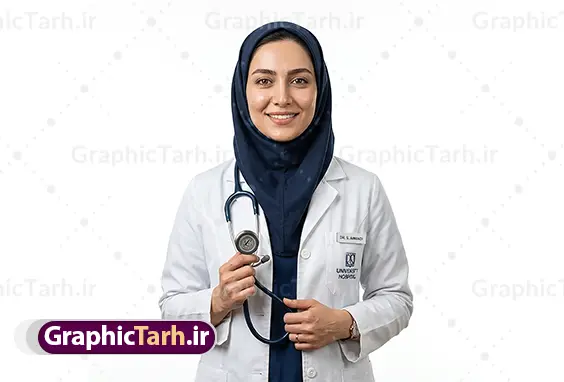 دانلود عکس با کیفیت پزشک و دکتر زن و پرستار با حجاب ایرانی | عکس خام و با کیفیت خانم پزشک و پرستار زن ایرانی ساخته شده با هوش مصنوعی و با پس زمینه سفید دانلود فایل طرح تصویر Ai پزشک و دکتر زن ایرانی ساخته شده با هوش مصنوعی و عکس با کیفیت خانم پرستار با حجاب و عفاف با پس زمینه سفید و قابل ویرایش تصویر با کیفیت پزشک و دکتر زن ایرانی برای شما که به دنبال تصاویر با کیفیت در طراحی خود می باشید. فایل عکس خانم دکتر با حجاب و با کیفیت بسیار بالا و با فرمت jpg دانلود دانلود عکس با کیفیت پزشک و دکتر زن و پرستار با حجاب ایرانی با پس زمینه سفید طرح تصویر با کیفیت تصویر پزشک زن ایرانی مناسب چاپ در ابعاد بالا می باشد. فایل عکس پرستار زن ساخته شده با هوش مصنوعی AI را از سایت گرافیک طرح و از طریق لینک بالا می توانید دانلود کنید. طرح عکس هوش مصنوعی پرستار زن ایرانی با حجاب شما می توانید با خرید اشتراک نمونه طرح تصویر هوش مصنوعی پزشک و پرستار زن با حجاب را بصورت رایگان و با کیفیت بالا دانلود کنید. جهت اطلاع از جدیدترین طرح های سایت و دانلود رایگان ، در کانال تلگرام عضو شوید. گرافیک طرح مرجع تخصصی طرح های لایه باز با کیفیت و ایرانی مجموعه عکس های با کیفیت حجاب ، طرح تصویرسازی هوش مصنوعی ایرانی ، دانلود عکس هوش مصنوعی با کیفیت بالا و مناسب چاپ نمونه عکس رایگان برای طراحی، دانلود عکس برای طراحی، عکس کارتونی باکیفیت پرستار دختر ایرانی ، عکس با کیفیت مدل زن با حجاب، عکس با کیفیت هوش مصنوعی ، دانلود تصویر خانم پزشک و با کیفیت بالا
