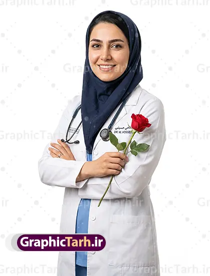 دانلود تصویر پرستار و دکتر زن ایرانی با شاخه گل رز در دست | طرح تصویر خام و با کیفیت خانم پزشک و پرستار زن ایرانی با شاخه گل رز در دست ساخته شده با هوش مصنوعی و با پس زمینه سفید دانلود فایل طرح تصویر Ai پزشک و دکتر زن ایرانی ساخته شده با هوش مصنوعی و عکس با کیفیت خانم پرستار با حجاب و عفاف با شاخه گل رز در دست و پس زمینه سفید و قابل ویرایش تصویر با کیفیت پزشک و پرستار زن ایرانی با گل رز برای شما که به دنبال تصاویر با کیفیت در طراحی خود می باشید. فایل عکس خانم دکتر با حجاب و با کیفیت بسیار بالا و با فرمت jpg دانلود تصویر پرستار و دکتر زن ایرانی با شاخه گل رز در دست با پس زمینه سفید طرح تصویر با کیفیت تصویر پزشک زن ایرانی مناسب چاپ در ابعاد بالا می باشد. فایل عکس پرستار زن ساخته شده با هوش مصنوعی AI را از سایت گرافیک طرح و از طریق لینک بالا می توانید دانلود کنید. طرح عکس هوش مصنوعی پرستار زن ایرانی با حجاب شما می توانید با خرید اشتراک نمونه طرح تصویر هوش مصنوعی پزشک و پرستار زن با حجاب را بصورت رایگان و با کیفیت بالا دانلود کنید. جهت اطلاع از جدیدترین طرح های سایت و دانلود رایگان ، در کانال تلگرام عضو شوید. گرافیک طرح مرجع تخصصی طرح های لایه باز با کیفیت و ایرانی مجموعه عکس های با کیفیت حجاب ، طرح تصویرسازی هوش مصنوعی ایرانی ، دانلود عکس هوش مصنوعی با کیفیت بالا و مناسب چاپ نمونه عکس رایگان برای طراحی، دانلود عکس برای طراحی، عکس کارتونی باکیفیت پرستار دختر ایرانی ، عکس با کیفیت مدل زن با حجاب، عکس با کیفیت هوش مصنوعی ، دانلود تصویر خانم پزشک و با کیفیت بالا