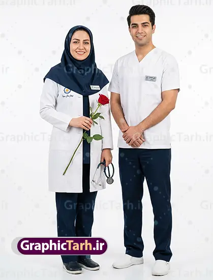دانلود تصویر پزشک مرد و پرستار زن با حجاب ایرانی با شاخه گل رز | طرح تصویر با کیفیت پزشک مرد و پرستار زن باحجاب ایرانی با شاخه گل رز در دست ساخته شده با هوش مصنوعی و با پس زمینه سفید دانلود فایل طرح تصویر Ai پزشک مرد و دکتر زن ایرانی ساخته شده با هوش مصنوعی و عکس با کیفیت خانم پرستار با حجاب و عفاف با شاخه گل رز در دست و پس زمینه سفید و قابل ویرایش تصویر با کیفیت پزشک و پرستار زن ایرانی با گل رز برای شما که به دنبال تصاویر با کیفیت در طراحی خود می باشید. فایل عکس خانم دکتر با حجاب و با کیفیت بسیار بالا و با فرمت jpg دانلود تصویر پزشک مرد و پرستار زن با حجاب ایرانی با شاخه گل رزدر دست با پس زمینه سفید طرح تصویر با کیفیت تصویر پزشک زن ایرانی مناسب چاپ در ابعاد بالا می باشد. فایل عکس پرستار زن ساخته شده با هوش مصنوعی AI را از سایت گرافیک طرح و از طریق لینک بالا می توانید دانلود کنید. طرح عکس هوش مصنوعی پرستار زن ایرانی با حجاب شما می توانید با خرید اشتراک نمونه طرح تصویر هوش مصنوعی پزشک و پرستار زن با حجاب را بصورت رایگان و با کیفیت بالا دانلود کنید. جهت اطلاع از جدیدترین طرح های سایت و دانلود رایگان ، در کانال تلگرام عضو شوید. گرافیک طرح مرجع تخصصی طرح های لایه باز با کیفیت و ایرانی مجموعه عکس های با کیفیت حجاب ، طرح تصویرسازی هوش مصنوعی ایرانی ، دانلود عکس هوش مصنوعی با کیفیت بالا و مناسب چاپ نمونه عکس رایگان برای طراحی، دانلود عکس برای طراحی، عکس کارتونی باکیفیت پرستار دختر ایرانی ، عکس با کیفیت مدل زن با حجاب، عکس با کیفیت هوش مصنوعی ، دانلود تصویر خانم پزشک و با کیفیت بالا